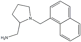 [1-(naphthalen-1-ylmethyl)pyrrolidin-2-yl]methanamine Struktur