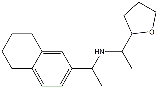 [1-(oxolan-2-yl)ethyl][1-(5,6,7,8-tetrahydronaphthalen-2-yl)ethyl]amine Struktur