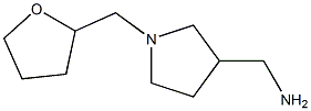 [1-(tetrahydrofuran-2-ylmethyl)pyrrolidin-3-yl]methylamine Struktur