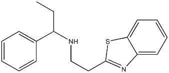 [2-(1,3-benzothiazol-2-yl)ethyl](1-phenylpropyl)amine Struktur