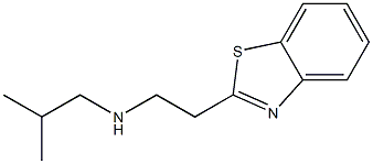 [2-(1,3-benzothiazol-2-yl)ethyl](2-methylpropyl)amine Struktur