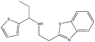 [2-(1,3-benzothiazol-2-yl)ethyl][1-(thiophen-2-yl)propyl]amine Struktur