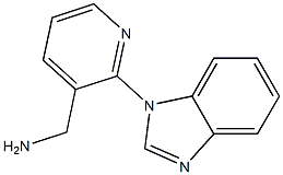 [2-(1H-benzimidazol-1-yl)pyridin-3-yl]methylamine Struktur