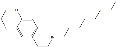 [2-(2,3-dihydro-1,4-benzodioxin-6-yl)ethyl](octyl)amine Struktur