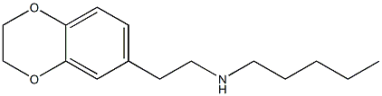 [2-(2,3-dihydro-1,4-benzodioxin-6-yl)ethyl](pentyl)amine Struktur