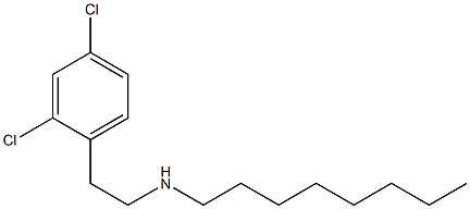 [2-(2,4-dichlorophenyl)ethyl](octyl)amine Struktur