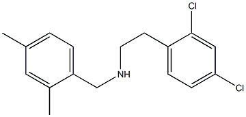 [2-(2,4-dichlorophenyl)ethyl][(2,4-dimethylphenyl)methyl]amine Struktur