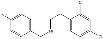 [2-(2,4-dichlorophenyl)ethyl][(4-methylphenyl)methyl]amine Struktur