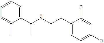 [2-(2,4-dichlorophenyl)ethyl][1-(2-methylphenyl)ethyl]amine Struktur