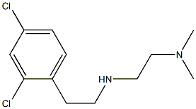 [2-(2,4-dichlorophenyl)ethyl][2-(dimethylamino)ethyl]amine Struktur