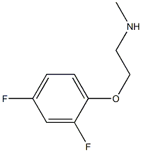 [2-(2,4-difluorophenoxy)ethyl](methyl)amine Struktur