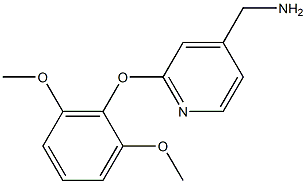 [2-(2,6-dimethoxyphenoxy)pyridin-4-yl]methylamine Struktur