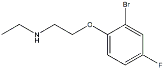 [2-(2-bromo-4-fluorophenoxy)ethyl](ethyl)amine Struktur