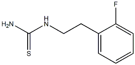 [2-(2-fluorophenyl)ethyl]thiourea Struktur