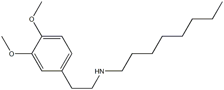 [2-(3,4-dimethoxyphenyl)ethyl](octyl)amine Struktur