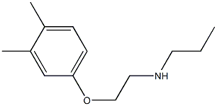 [2-(3,4-dimethylphenoxy)ethyl](propyl)amine Struktur