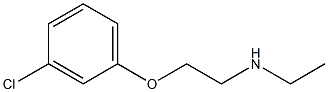 [2-(3-chlorophenoxy)ethyl](ethyl)amine Struktur