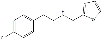 [2-(4-chlorophenyl)ethyl](furan-2-ylmethyl)amine Struktur