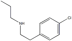 [2-(4-chlorophenyl)ethyl](propyl)amine Struktur