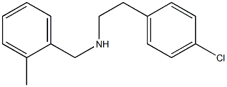 [2-(4-chlorophenyl)ethyl][(2-methylphenyl)methyl]amine Struktur