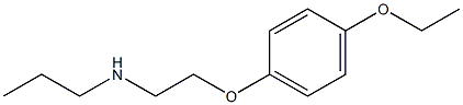 [2-(4-ethoxyphenoxy)ethyl](propyl)amine Struktur