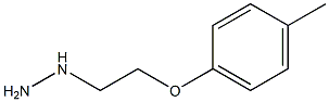 [2-(4-methylphenoxy)ethyl]hydrazine Struktur