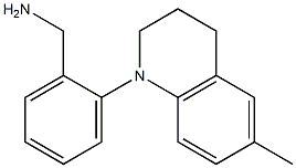 [2-(6-methyl-1,2,3,4-tetrahydroquinolin-1-yl)phenyl]methanamine Struktur