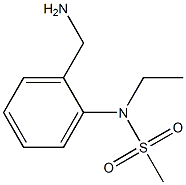 [2-(aminomethyl)phenyl]-N-ethylmethanesulfonamide Struktur