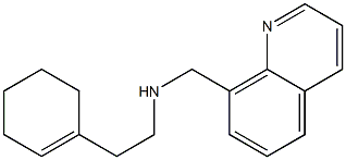 [2-(cyclohex-1-en-1-yl)ethyl](quinolin-8-ylmethyl)amine Struktur