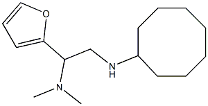 [2-(cyclooctylamino)-1-(furan-2-yl)ethyl]dimethylamine Struktur