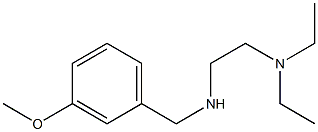 [2-(diethylamino)ethyl][(3-methoxyphenyl)methyl]amine Struktur