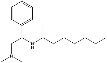 [2-(dimethylamino)-1-phenylethyl](octan-2-yl)amine Struktur