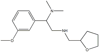 [2-(dimethylamino)-2-(3-methoxyphenyl)ethyl](oxolan-2-ylmethyl)amine Struktur