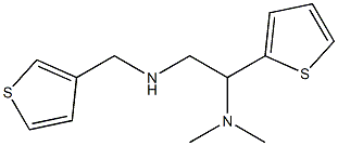 [2-(dimethylamino)-2-(thiophen-2-yl)ethyl](thiophen-3-ylmethyl)amine Struktur