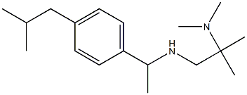 [2-(dimethylamino)-2-methylpropyl]({1-[4-(2-methylpropyl)phenyl]ethyl})amine Struktur