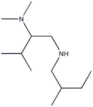 [2-(dimethylamino)-3-methylbutyl](2-methylbutyl)amine Struktur