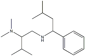 [2-(dimethylamino)-3-methylbutyl](3-methyl-1-phenylbutyl)amine Struktur