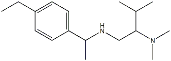 [2-(dimethylamino)-3-methylbutyl][1-(4-ethylphenyl)ethyl]amine Struktur