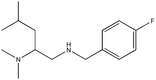 [2-(dimethylamino)-4-methylpentyl][(4-fluorophenyl)methyl]amine Struktur