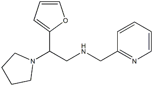 [2-(furan-2-yl)-2-(pyrrolidin-1-yl)ethyl](pyridin-2-ylmethyl)amine Struktur