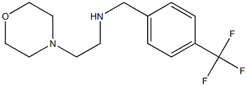 [2-(morpholin-4-yl)ethyl]({[4-(trifluoromethyl)phenyl]methyl})amine Struktur