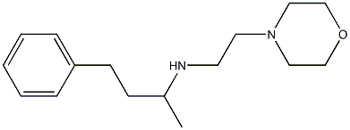 [2-(morpholin-4-yl)ethyl](4-phenylbutan-2-yl)amine Struktur