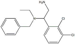 [2-amino-1-(2,3-dichlorophenyl)ethyl](benzyl)ethylamine Struktur