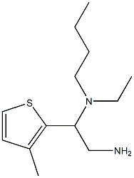 [2-amino-1-(3-methylthiophen-2-yl)ethyl](butyl)ethylamine Struktur