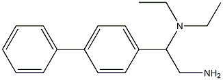 [2-amino-1-(4-phenylphenyl)ethyl]diethylamine Struktur