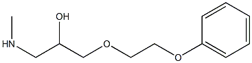 [2-hydroxy-3-(2-phenoxyethoxy)propyl](methyl)amine Struktur