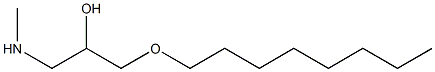 [2-hydroxy-3-(octyloxy)propyl](methyl)amine Struktur