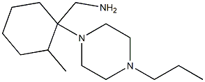 [2-methyl-1-(4-propylpiperazin-1-yl)cyclohexyl]methylamine Struktur