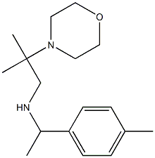 [2-methyl-2-(morpholin-4-yl)propyl][1-(4-methylphenyl)ethyl]amine Struktur