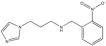 [3-(1H-imidazol-1-yl)propyl][(2-nitrophenyl)methyl]amine Struktur